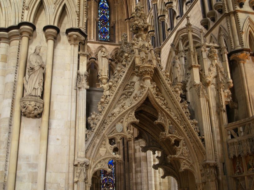 The canopy of the Percy tomb in Beverley Minster
