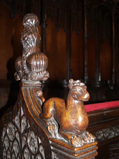 Beverley Minstr carvings on the ends of the benches of the choir stalls
