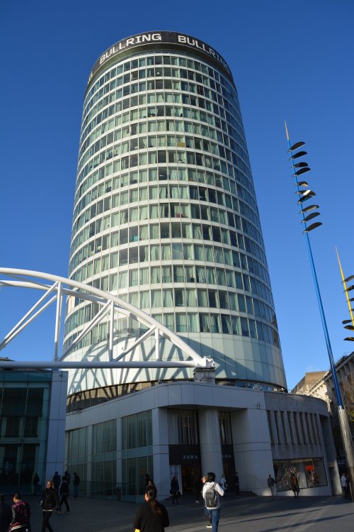 Bullring Rotunda building City of Birmingham, England