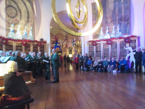 The Dalesmen Singers in the Long Gallery Castle Howard