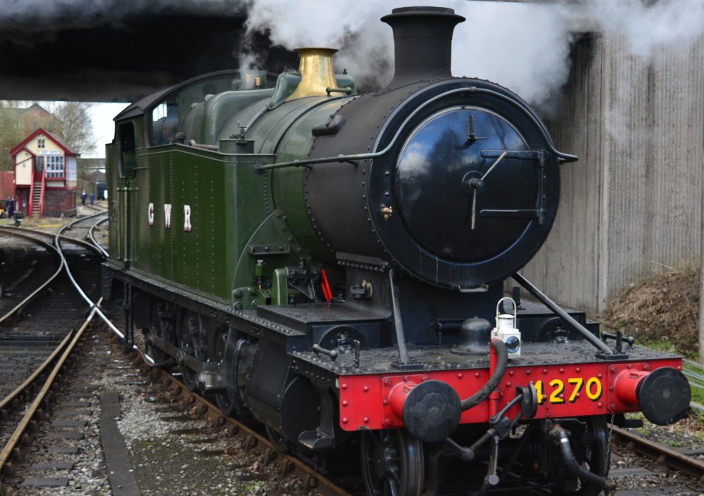 steam locomotive 4270 GWR 4200 Class 2-8-0T Churchward freight design