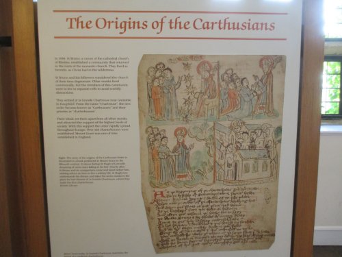 exhibition origins of carthusians Mount Grace Priory, North Yorkshire
