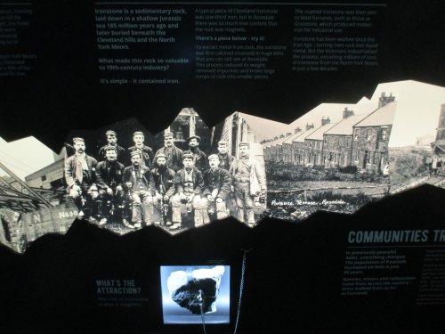 Land of Iron exhibition about ironstone mining Danby North York Moors National Park Centre