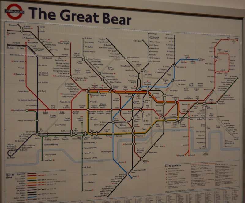 The Great Bear (1992) by Simon Patterson Tate Modern Liverpool