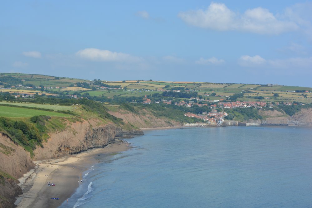 Ravenscar Boggle Hole Robin Hood's Bay circular walk, North Yorkshire
