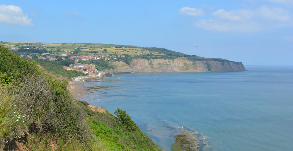 Ravenscar Boggle Hole Robin Hood's Bay circular walk, North Yorkshire