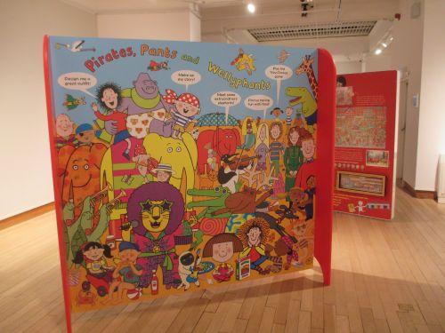 exhibition of the work of the illustrator of children's books Nick Sharrott in 2020