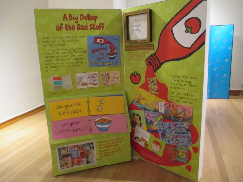 exhibition of the work of the illustrator of children's books Nick Sharrott in 2020
