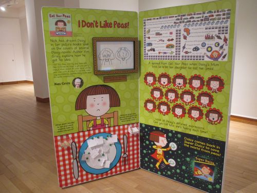 exhibition of the work of the illustrator of children's books Nick Sharrott in 2020