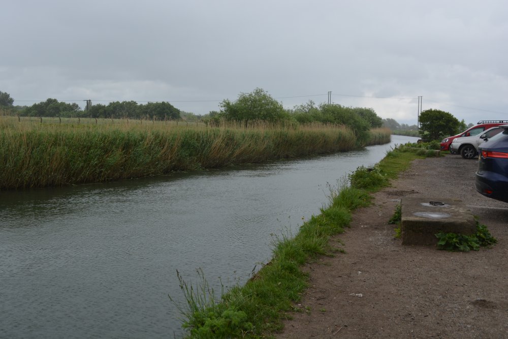 The River Hull near the start of the Beverley Beck Beverley Beck walk Canal Cut