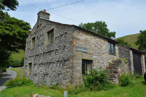 Town Head Barn, a National Trust property you can stay in at Buckden village Linear walk up Buckden Pike, Yorkshire Dales National Park, North Yorkshire
