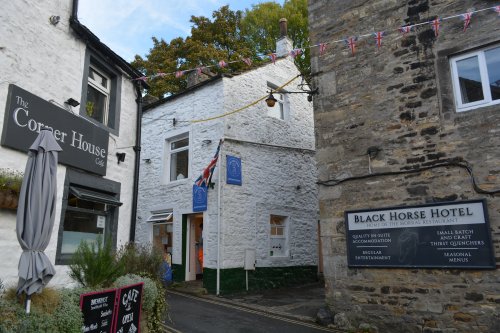 The fish Shop, Grassington, for traditional fish and chips Grassington market town, Wharfedale, North Yorkshire Dales National Park, England