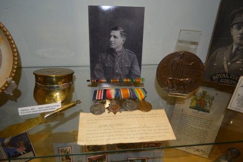 Military exhibits Beck Isle Museum. Pickering, North Yorkshire