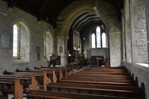 the interior of The Church of St Mary and St John, Hardraw  Circular walk from Hawes to Hardraw Force