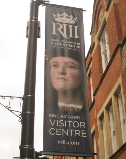 The entrance to Richard III visitor centre Leicester