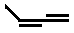structural skeletal formula of buta-1,2-diene 1,2-butadiene isomer of molecular formula C4H6