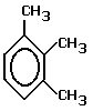 1,2,3-trimethylbenzene condensed structural formula isomer of C9H12