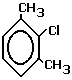 structural formula of 2-chloro-1,3-dimethylbenzene molecular structure